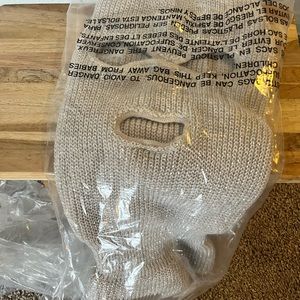 Pink supreme lurex balaclava